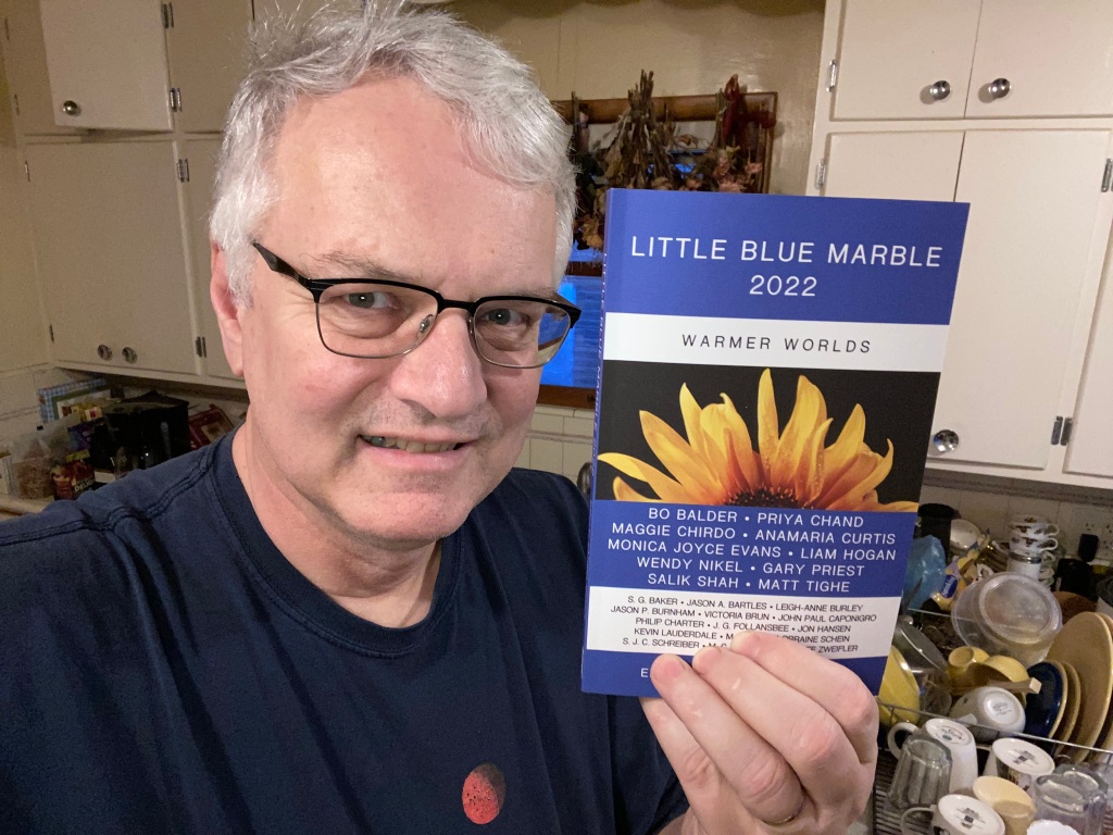 My author copy of Little Blue Marble has arrived!